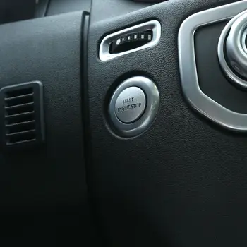 Automobilių Mygtuką Perjungti Padengti LR4 & Range Rover Sport 10-13 Sidabro Variklio Užvedimo, Apdailos Automobilių Optikos Reikmenys, Auto Geras