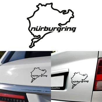 Automobilių Stiliaus Lenktynių Kelių Nurburgring Kūrybinių Mados Langą Lipdukai Lipdukas