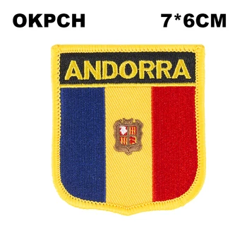 Azerbaidžano Skydo Formos Geležies-dėl Vėliavos Pleistras Išsiuvinėtu Pamačiau ant Emblemos Lopai Drabužių PT0008-S