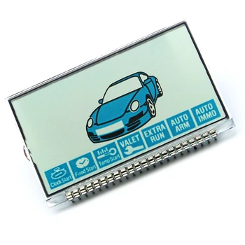 B9 LCD Ekranu Metalo Kojos Transporto priemonių Saugumą, 2 Automobilių Signalizacijos Sistemos Starline B9 lcd nuotolinis valdymo raktas fob 