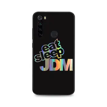 Babaite Lipdukas Bomba Valgyti, Miegoti JDM Prabanga Unikalus Dizainas Telefono Dangtelis Xiaomi Redmi 4X 5A 6A 6 7 8 S2 5Plus Note5 5A 8Pro 8T