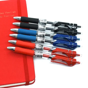 Bagažo Gelio Rašiklių Rinkinys Juoda/raudona/mėlyna rašalo Spalvos gelio rašikliai rašyti 0.5 mm korekcijai Biuras, mokyklinės prekės, Raštinės reikmenys