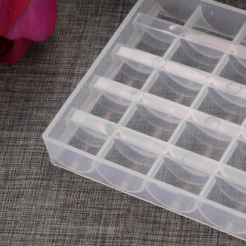 Bako Dėžutės Permatomo Plastiko Siuvimo Siūlų Ritė Jewel Box Granulių Atveju Mašina Turėtojas Turi 25 Saugojimo Organizatorius