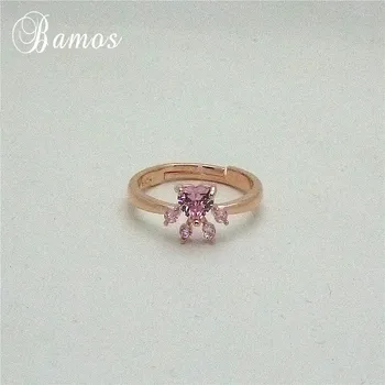Bamos Lovely Cat Leteną Piršto Žiedas 