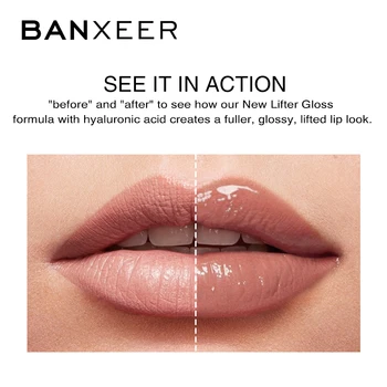 BANXEER Lūpų Skysčio 8 Spalvos Matinis&Gilitter Lipgloss Makiažas Nude Sexy Raudona Lūpų Makiažas atsparus Vandeniui Ilgalaikį Lūpų Atspalvis