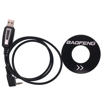 BAOFENG USB Programavimo Kabelis UV 5R UV-82 BF-888S Dalys Walkie Talkie Baofeng uv-5r Priedai Radijo VHF