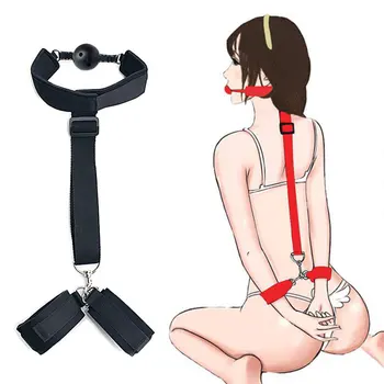 BDSM Bondage Tvirtinimo Nelaisvėje Fetišas Vergas Antrankiai & Kulkšnies Rankogaliai Suaugusiųjų Erotinis Sekso Žaislai, Moters, Poros Žaidimai Sekso Produktai