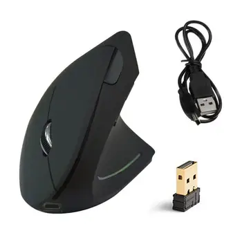 Belaidžiu Vertikalus Žaidimų Pelė Optinė, Ergonomiškas Kompiuterio USB Peles 1600DPI Žaidėjus Vertikaliai Pelės Mouse For PC 