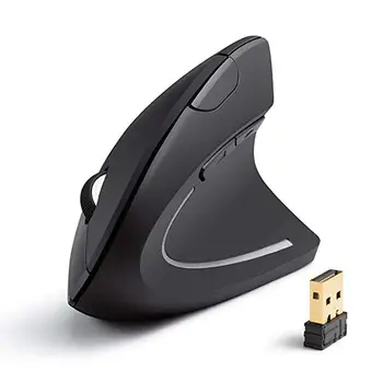 Belaidžiu Vertikalus Žaidimų Pelė Optinė, Ergonomiškas Kompiuterio USB Peles 1600DPI Žaidėjus Vertikaliai Pelės Mouse For PC 