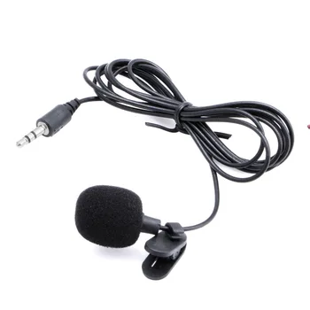 Bendras Mini Nešiojamas Mikrofonas Kondensatoriaus Clip-on Atvartas Lavalier Mic Laidinio Mikrofo/Microfon Nešiojamas