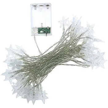 BHomify 1/2M LED Star String Žibintai LED Pasakų Žibintai Kalėdų, Vestuvių dekoravimas Žibintai AA Baterija Veikia šviesos blyksnis