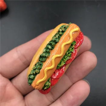 Bionic maisto, duonos, šaldytuvas pasta, Pekino antis pica hotdog bun hamburger derva, šaldytuvas, šaldytuvo magnetas kūrybos maisto amatų