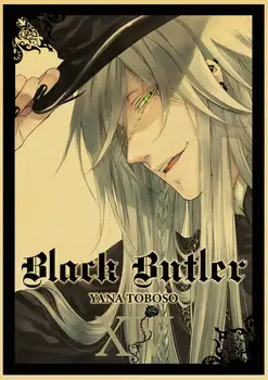 Black Butler Kuroshitsuji Anime Plakatai Namų Miegamojo, Vaikų Kambario Sienos Komiksų Retro Plakato