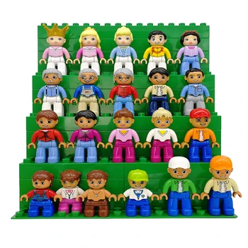 Blokai Pobūdžio Šeimos Serijos Sumos Suderinama Su Duplo Plytų Duplo Suderinama Pav Plastikiniai Žaislai Vaikams Dovanų