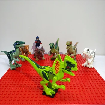 Blokai Vaikai Surinkti Žaislą Plytų Juros periodo Dinozaurų Pasaulyje Pterosaurs Triceratopsas Duomenys Modelius, Žaislus Vaikams Dovanų