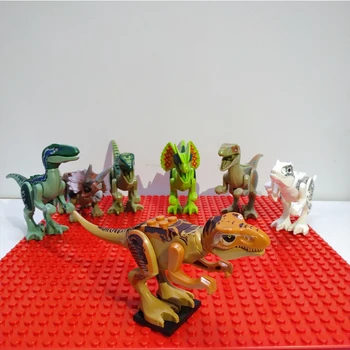 Blokai Vaikai Surinkti Žaislą Plytų Juros periodo Dinozaurų Pasaulyje Pterosaurs Triceratopsas Duomenys Modelius, Žaislus Vaikams Dovanų