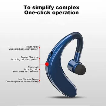 Bluetooth 5.0 Ausinės, ausinės, laisvų Rankų įranga Lankelį Belaidė laisvų Rankų įranga Ratai Skambinkite Sporto Ausines Su Mic Visiems išmaniųjų telefonų