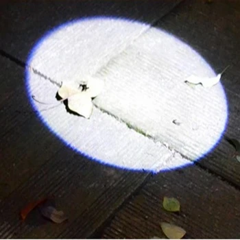 Blykstės Šviesos Žibintus Lanterna Universalus Apvalus Mėnulio Formos Mini LED Žibintuvėlis Nerūdijančio Plieno