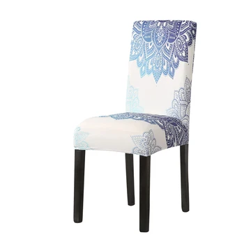 Boho stilius, spausdinta ruožas slipcover kėdė padengti valgomasis anti-dulkių biuro kėdė pokylių kėdė elastinga