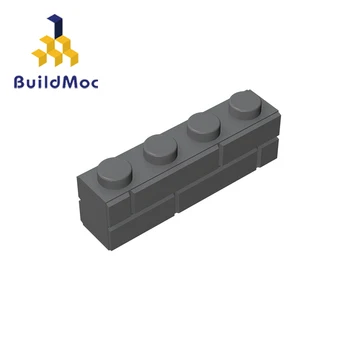 BuildMOC Suderinama Surenka Dalelių 15533 1x4 Statybinių Blokų Dalys 