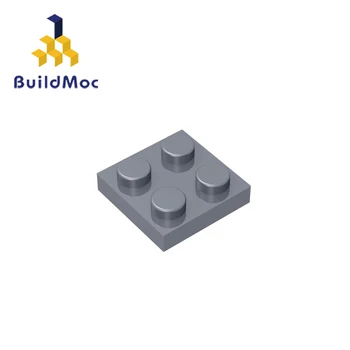 BuildMOC Suderinama Surenka Dalelių Plokštė 3022 2x2 Statybos Blokus 