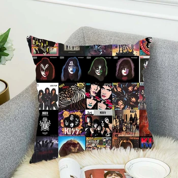 BUČINYS Rock & Roll All Nite Šalies Pagalvės užvalkalą Poliesteris Dekoratyviniai pagalvių Užvalkalai Mesti Pagalvę Padengti stiliumi-1