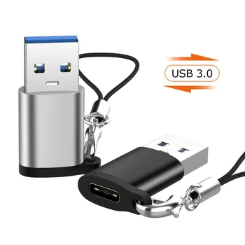 C tipo OTG Adapteris, USB C moterį, USB 3.0 Male Konverteris USB-C Tipo C Mokestis Duomenų Sinchronizavimo Kabelis Nešiojamąjį kompiuterį 