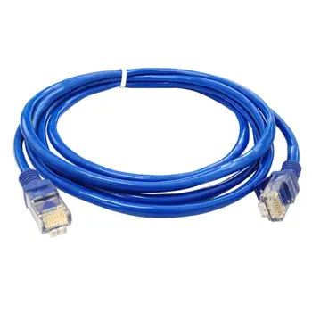 CARPRIE E5 Ethernet Kabelį, Lan Kabeliai 2018 Mėlyna Ethernet Interneto CAT5e LAN Tinklo Kabelis Kompiuterio Modemas Maršrutizatorius 18Jan23