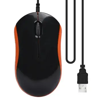 Carprie Naujas Juodos Optikos 1600 dpi USB LED Laidinio Žaidimas Pelės Pelėms PC Nešiojamas Kompiuteris Naudinga Karšto 18Mar31