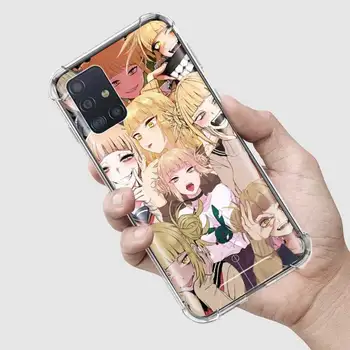 Case For Samsung Galaxy A51 A71 M51 A41 A31 A21s A21 M31 M21 oro Pagalvė Anti-Rudenį TPU Maišeliu Telefono Atvejais Cas Hentai Anime Mergina Harajuku