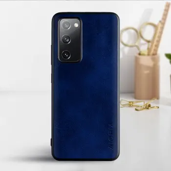 Case for Samsung Galaxy S20 FE Ultra Plus coque Prabangių Senovinių PU odos, Odos dangtelis, skirtas 