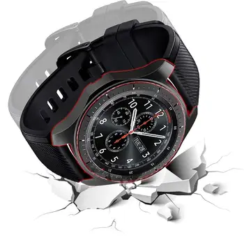 Case for Samsung Galaxy Žiūrėti 46mm 42mm Pavarų S3 pasienio smart watch priedai, padengtą bamperis Įrankių S 3 42 46 MM dangtelio raštas