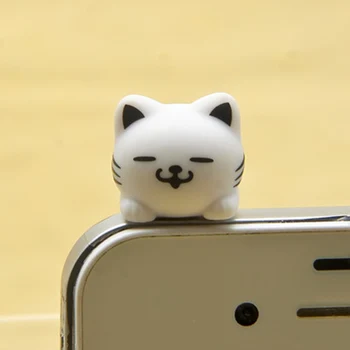 CatXaa 3.5 mm Ausinių Dulkių Plug 3.5 Jack Uostų Muzikos Garso Kitty Cat Modelis Kamštis apsaugos Huawei KOLEGA VIVO Meizu HTC
