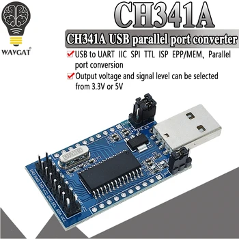 CH341 Programuotojas USB UART IIC SPI I2C Konverteris Lygiagrečiai Uosto Keitiklis Borto Veikimo Indikatoriaus Lemputė Valdybos Modulis