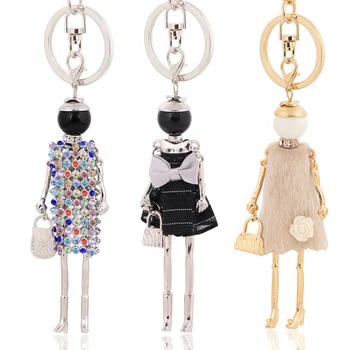 Chenlege didmeninės mados raktų pakabukai maišelį keyrings pakabukai ponios keychains moterų papuošalų pakabučiai automobilio raktų grandinės žiedas dovanos