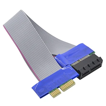 CHIPAL PCI-E 1X Prie 1X ilgiklis PCI Express 1x PCIE Su 1X Riser Card Konverteris Extender Adapteris BTC IP Kasyba