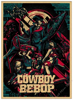 Cowboy bebop Derliaus Dekoratyvinių Kraftpopieris Plakatas 