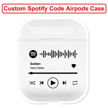Custom Spotify Kodas Kieto Plastiko Atveju Oro Ankščių Atveju Belaidžio 