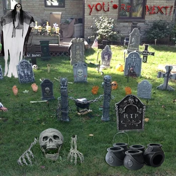 Cyuan Helovinas kaukolės skeletas Sodo haunted house Rekvizitai Šalis dekoro Halloween Šventės 