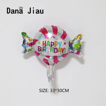 Dana Jiau DIDELIS/ MINI gimtadieniu, Saldainiai folija balionų šalis apdaila oro kamuolys atostogų kuriamą žaislų kūdikių dušas, oro balionai