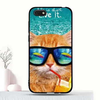 Dangtelis Huawei Y5 Y5 Premjero 2018 Atveju TPU Telefono Krepšys Garbę 7A 7S Silikono Mados Garbė Žaisti 7 Bumper Case Cover Coque