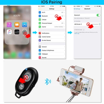 DataFrog Kamera, Bluetooth, Nuotolinio valdymo pultelis Foto Užrakto iOS/Android Fotoaparato Užrakto Selfie Nuotolinio valdymo pultelis