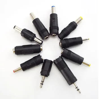 DC 5.5 X 2.1 mm, 2,5 mm moterų ir vyrų 3.5 mm 2.1 2.5 1.35 mm Male 6.5 mm jack plug adapter Jungčių vyrų maitinimo adapteris tabletės