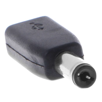 DC 5.5x2.1 mm Male Plug Micro USB Female Jungtis Adapteris Krauti Skaičiuoklė