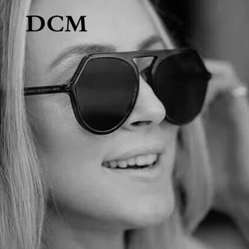 DCM Turas Negabaritinių Akiniai nuo saulės Moterims, Ovalios, Moterų/Vyrų Derliaus Saulės Akiniai Ponios Prabangos Oculos De Sol Gafas