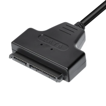 DeepFox Dvigubas USB 2.0 Prie SATA 3 2.5 colių Kietojo Disko Kabelis Standžiojo Disko Tvarkyklės Adapterio Kabelis, Skirtas SSD