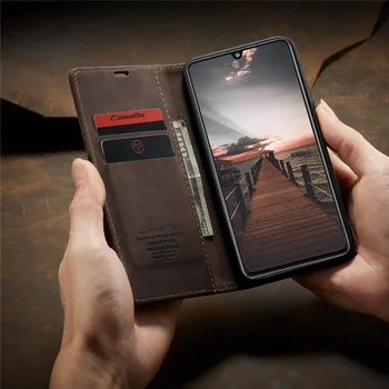 Derliaus Odos Flip Case For Samsung Galaxy A31 A41 A30 A30S A40 A40S A42 5G Atveju Prabanga Knygos Viršelio Apsauginį kiautą Fundas
