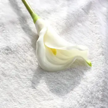 Didelis 67 cm Nekilnojamojo Touch Calla Lily Dirbtinės Gėlės Vestuvių Dekoratyvinės Gėlės Netikrą Gėlės Vestuves Apdailos Reikmenys