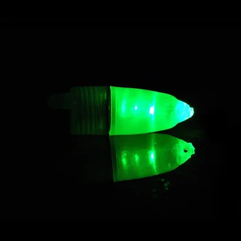 Didmeninė 10 vnt Portable LED Šviesos Žvejybos Plūdės Strypas Bite Lauko Naktį Sporto Žvejybos Reikmenys Mėlyna Žalia peche flotteur