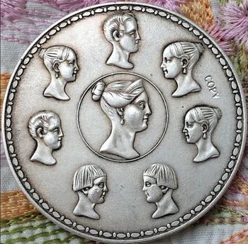 Didmeninė 1836 m. rusija 1 Rublis monetos kopiją coper gamybos sidabruotas